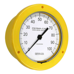 Permacal front flange rear entry gauge